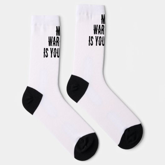   My warm-up is your max Funny Gym Socken (Rechts)