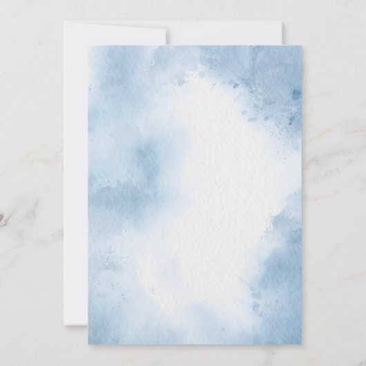 My Water Broke Baby Shower Game Balloon Eucalyptus Einladung (Rückseite)