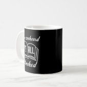 My Weekend Is All Booked Funny Cute Book Reader T- Kaffeetasse (Vorderseite Links)