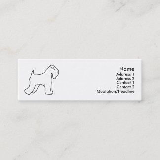 "My Wheaten Terrier" Mini Visitenkarte