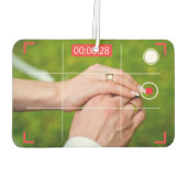 My Wife, My Life - Custom Elegant Photo Rec Car Autolufterfrischer (Rückseite)