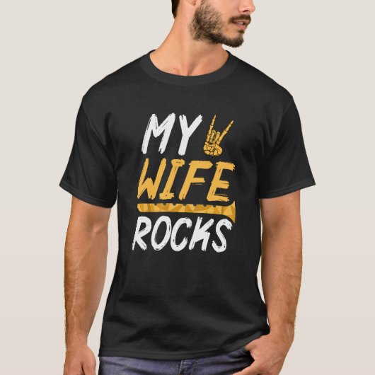 My Wife Rocks Fluting & Flute  1 T-Shirt (Vorderseite)