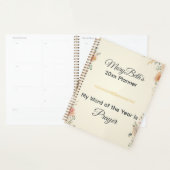 My Word Of The Year Is Prayer Floral Planer (Anzeige)