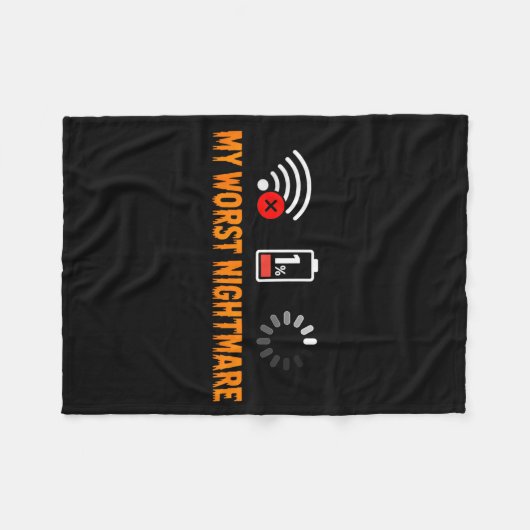 My Worst Funny For Gamers Fleecedecke (Vorderseite (Horizontal))