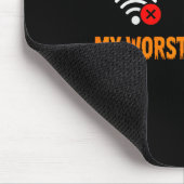 My Worst Funny For Gamers Mousepad (Ecke)