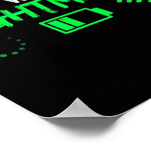 My Worst Gamer Funny Gaming Men Teen Boys Kids Poster (Ecke)