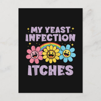 My Yeast Infection Itches Einladungspostkarte