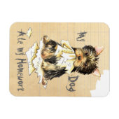 My Yorkie Ate my Homework Magnet (Horizontal)