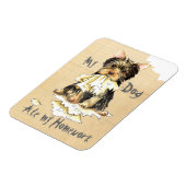 My Yorkie Ate my Homework Magnet (Linke Seite)