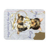 My Yorkie Ate my Lesson Plan Magnet (Horizontal)