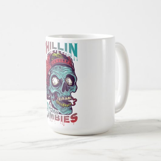  My Zombies Mug | Funny Halloween Horror  Kaffeetasse (VorderseiteRechts)