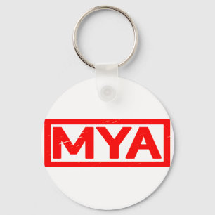 Mya-Briefmarke Schlüsselanhänger