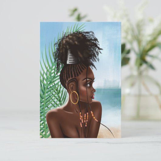 Mya danke Ihnen Karte (Stehend Vorderseite)