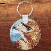 Mya - Red-Schwanz Hawk Schlüsselanhänger (Vorderseite)