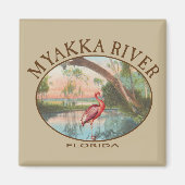 Myakka Florida mit dem Roseate Spoonbill Magnet (Vorne)