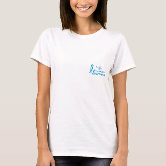 Myalgic Enzephalomyelitis-Bewusstsein T-Shirt (Vorderseite)