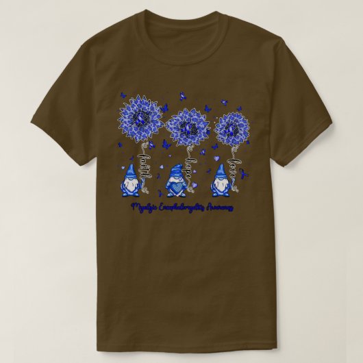 Myalgische Encephalomyelitis Gnome-Glaube T-Shirt (Design vorne)