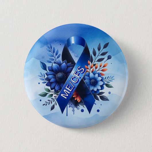 Myalgische Encephalomyelitis ME/CFS Sensibilisieru Button (Vorderseite)