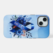 Myalgische Encephalomyelitis ME/CFS Sensibilisieru iPhone 15 Hülle (Rückseite (Horizontal))