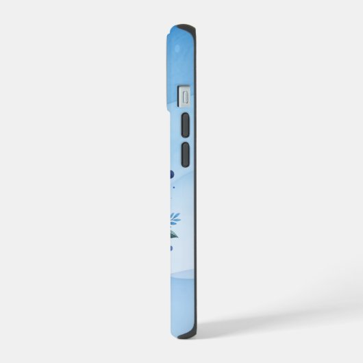 Myalgische Encephalomyelitis ME/CFS Sensibilisieru iPhone 15 Hülle (Linke Seite)