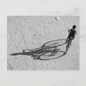 Myamar, Bagan, Junge, der auf einem riesigen Fahrr Postkarte (Vorderseite)