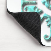 Myan Hunab Ku - Türkis Mousepad (Ecke)