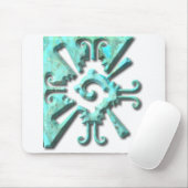 Myan Hunab Ku - Türkis Mousepad (Mit Mouse)