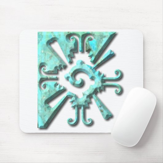 Myan Hunab Ku - Türkis Mousepad (Mit Mouse)