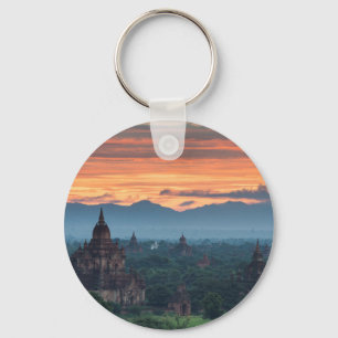 Myanmar, Bagan Sonnenaufgang Schlüsselanhänger