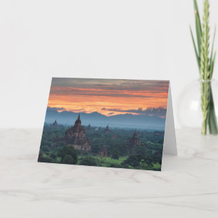 Myanmar, Bagan Sunrise Karte