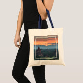 Myanmar, Bagan Sunrise Tragetasche (Vorderseite (Produkt))