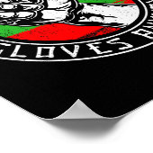 Myanmar Boxing Training School Burmese Boxer Lethw Poster (Ecke)