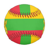 Myanmar Flag and Coat of Arms Patriotic Baseball (Rückseite)