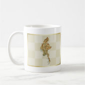 Myanmar Flag + Karte Tasse (Links)