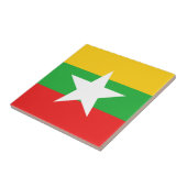 Myanmar Flag Keramik Tile Fliese (Seite)