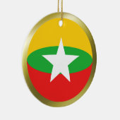 Myanmar Flag Ornament (Rechts)