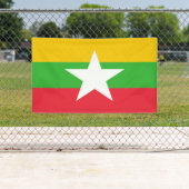 Myanmar-Flagge Banner (Insitu)