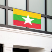 Myanmar-Flagge Banner (Äußeres Gebäude)