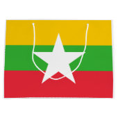 Myanmar-Flagge Große Geschenktüte (Vorderseite)