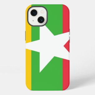 Myanmar-Flagge iPhone Hülle