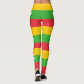 Myanmar-Flagge Leggings (Rückseite)
