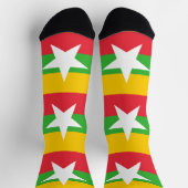 Myanmar-Flagge Socken (Oben)