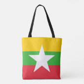 Myanmar-Flagge Tasche (Rückseite)