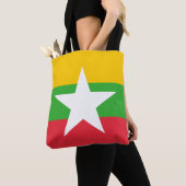 Myanmar-Flagge Tasche (Von Nahem)