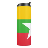 Myanmar-Flagge Thermosbecher (Nach links gedreht)