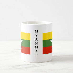 Myanmar-Flaggen-Tasse Kaffeetasse