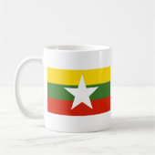 Myanmar-Flaggen-Tasse Kaffeetasse (Links)
