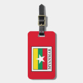 Myanmar Gepäckanhänger (Vorderseite vertikal)