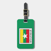 Myanmar Gepäckanhänger (Vorderseite vertikal)
