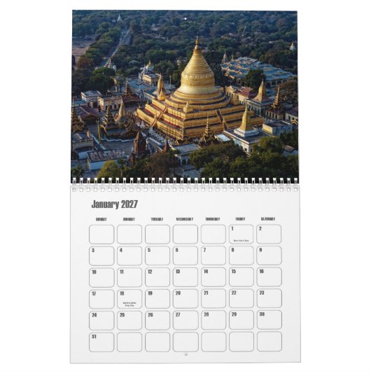 Myanmar-Kalender Kalender (Jan 2027)